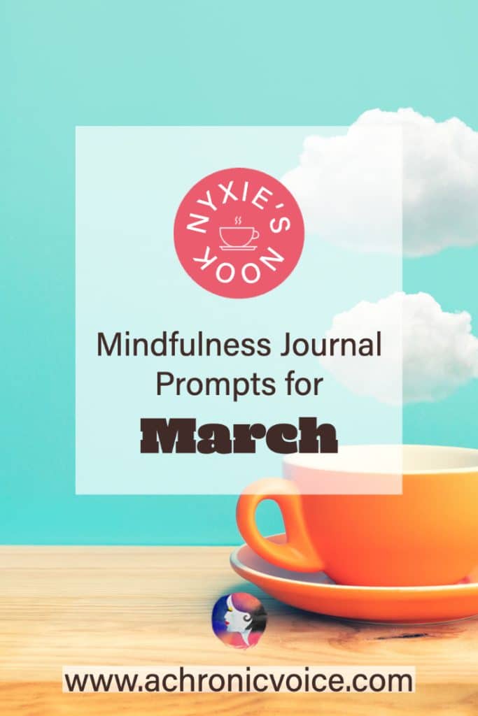 Mindfulness journaling Prompts for March - Guest Post by Nyxie’s Book